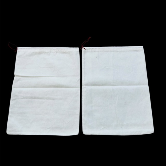 CHRISTIAN LOUBOUTIN***White Logo Waterproof Shoes DustBags**11” x 15” - Picture 2 of 3